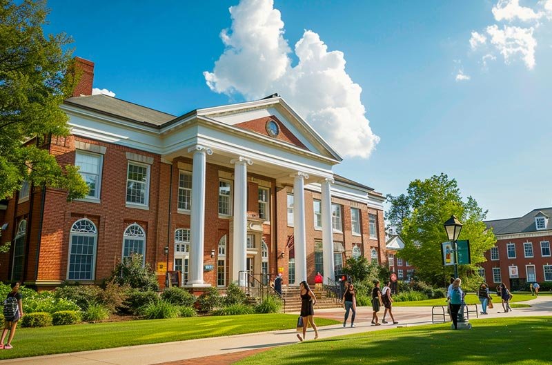 Students exploring higher education opportunities